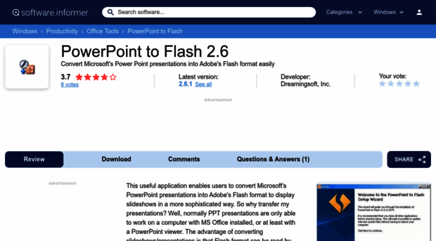 powerpoint-to-flash.software.informer.com