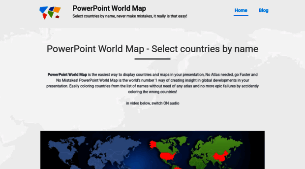 powerpointworldmap.com - PowerPoint World Map - Select ... - Power ...
