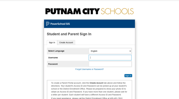 powerschool.putnamcityschools.org