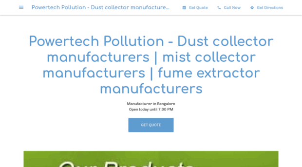 powertech-pollution-dust-collector-manufacturers.business.site