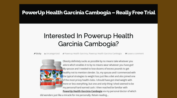 poweruphealthgarciniacambogia.wordpress.com