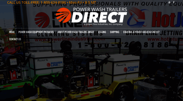 powerwashtrailersdirect.com