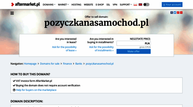 pozyczkanasamochod.pl