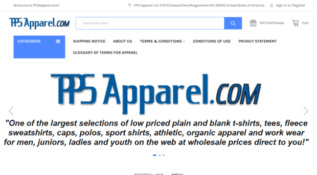 ppsapparel.com