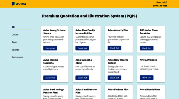 pqis2.avivaindia.com