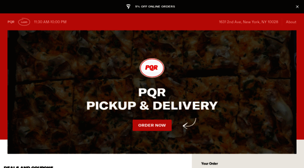 pqrmenu.com