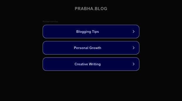 prabha.blog