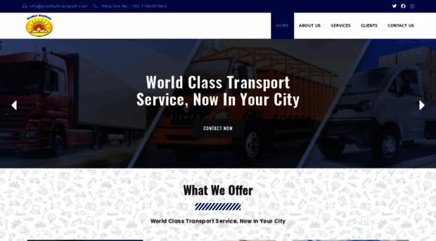 prabhattransport.com