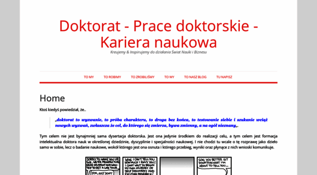 pracedoktorskie.com.pl