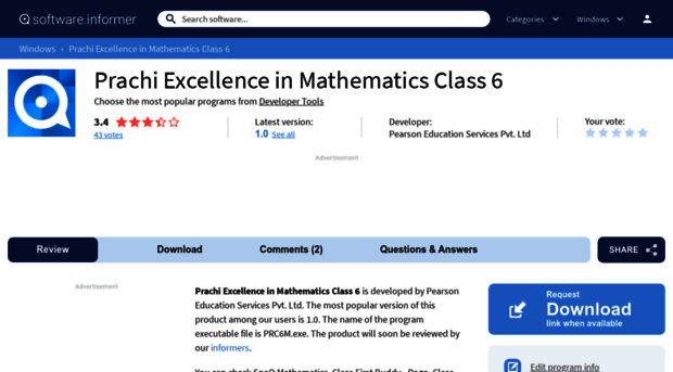 prachi-excellence-in-mathematics-class-6.software.informer.com