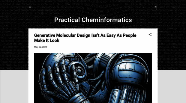 practicalcheminformatics.blogspot.com