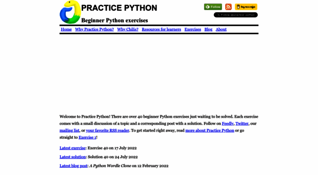 practicepython.org