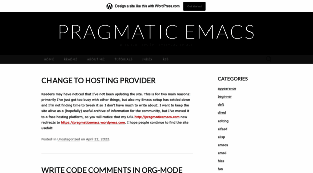 pragmaticemacs.com