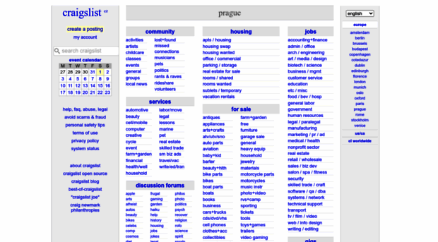 prague.craigslist.org