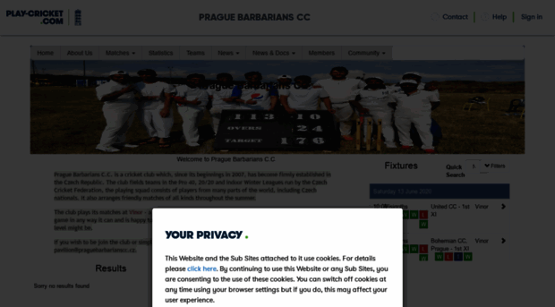 praguebarbarians.play-cricket.com