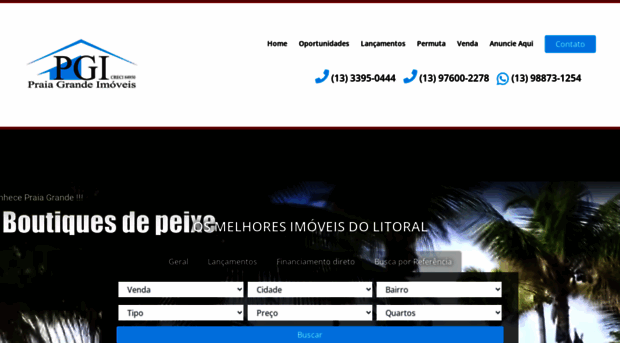 praiagrandeimoveis.com