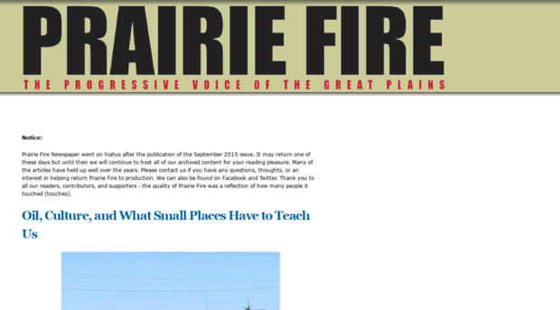 prairiefirenewspaper.com