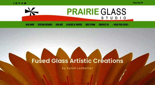 prairieglassart.com