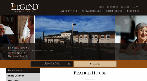 prairiehouseseniorliving.com