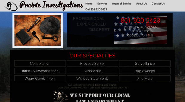 prairieinvestigations.com