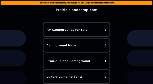 prairieislandcamp.com