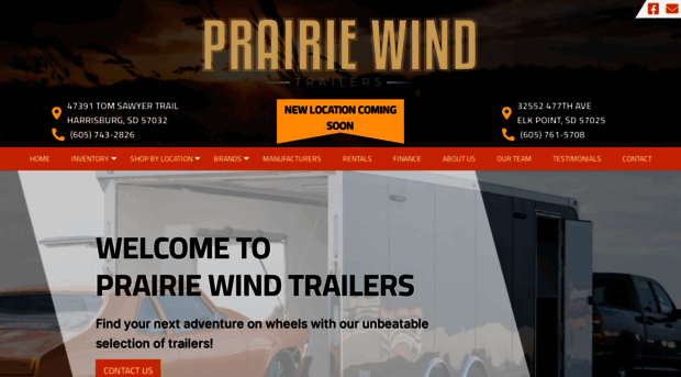 prairiewindtrailers.com