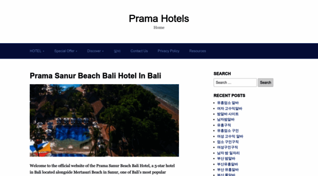 pramasanurbeachresort.com