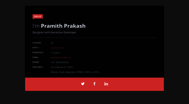 pramithprakash.com