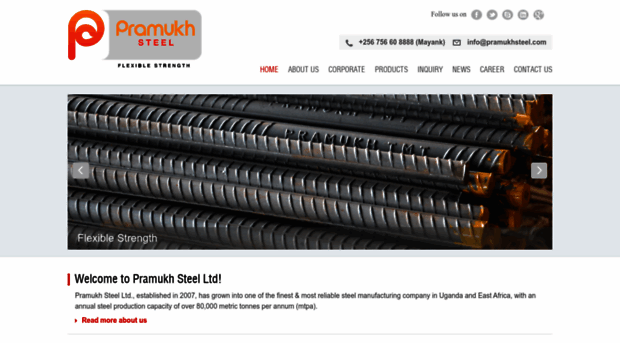 pramukhsteel.com