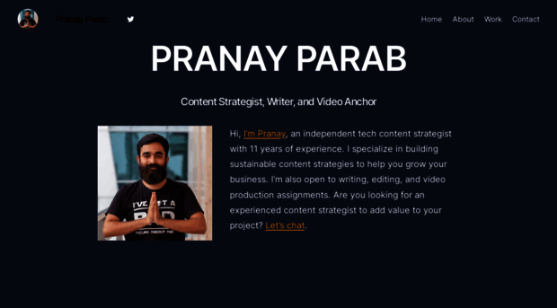 pranayparab.com