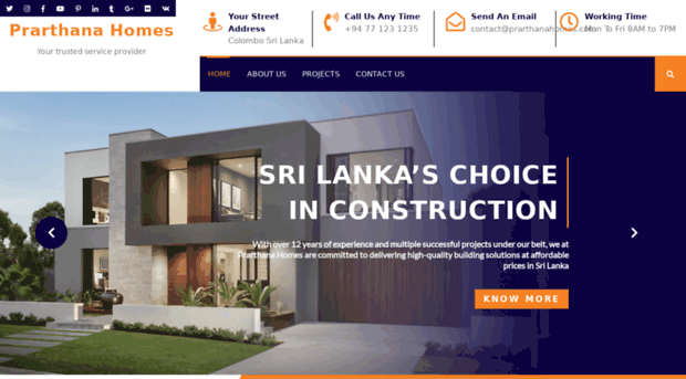 prarthanahomes.com