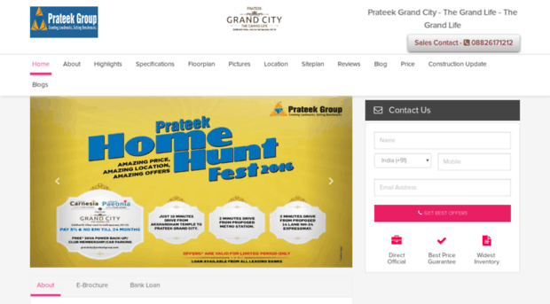 prateeksgrandcity.com