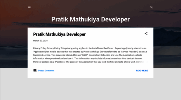pratikmathukiyadeveloper.blogspot.com