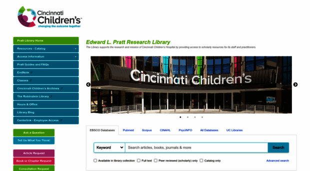 prattlibrary.cchmc.org