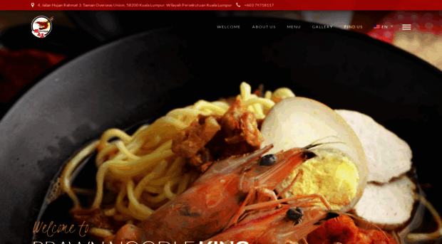 prawnnoodleking.com