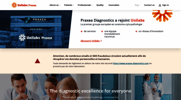 praxea-diagnostics.com