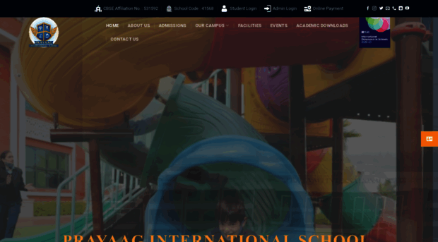 prayaaginternationalschool.com