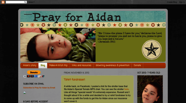 prayforaidan.blogspot.com