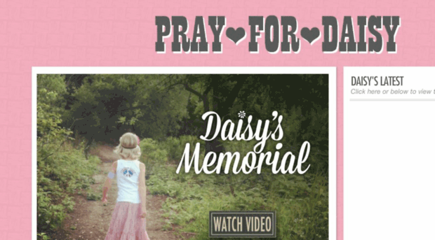 prayfordaisy.com