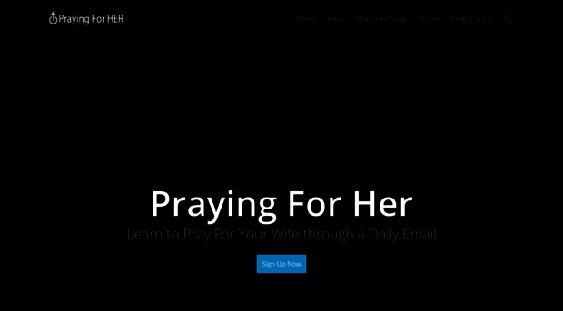 prayingforher.com