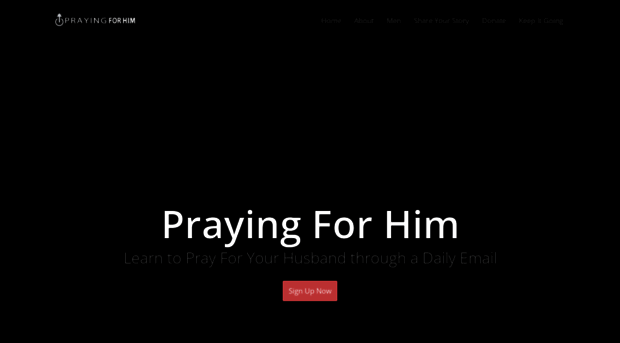 prayingforhim.com