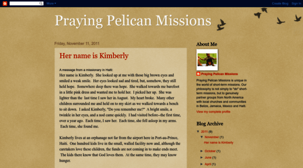 prayingpelican.blogspot.com