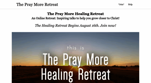 praymoreretreat.com