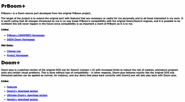 prboom-plus.sourceforge.net