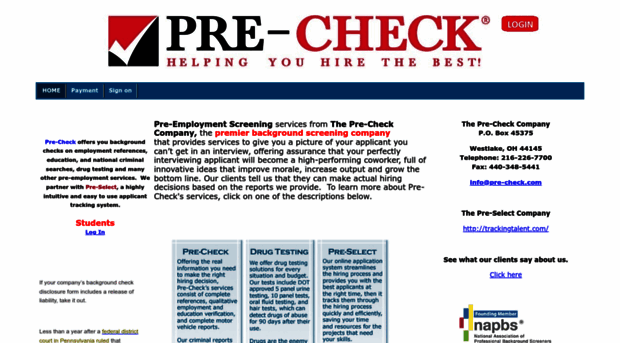 pre-check.co