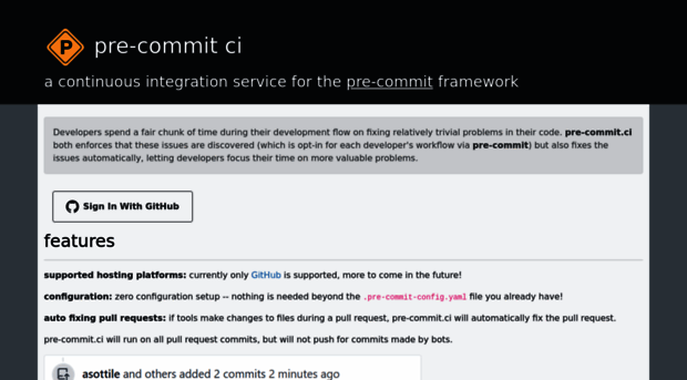 pre-commit.ci