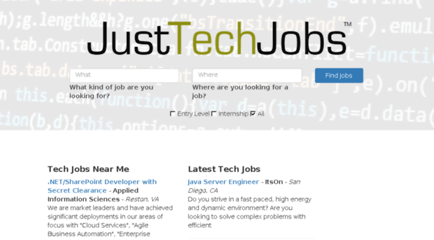 pre.justtechjobs.com