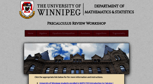 precalculusworkshop.uwinnipeg.ca