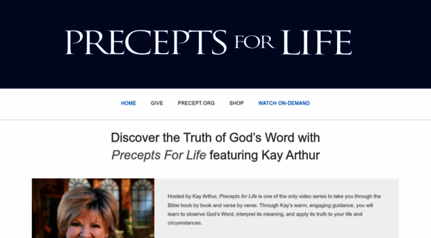 preceptsforlife.com