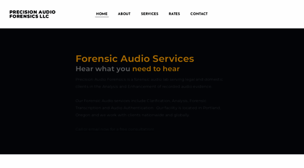 precisionaudioforensics.com